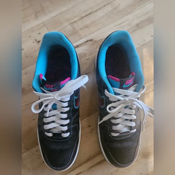 Nike Air Force 1s Miami Nights Shoes Men’s Sz 10.5 - Picture 8 of 13